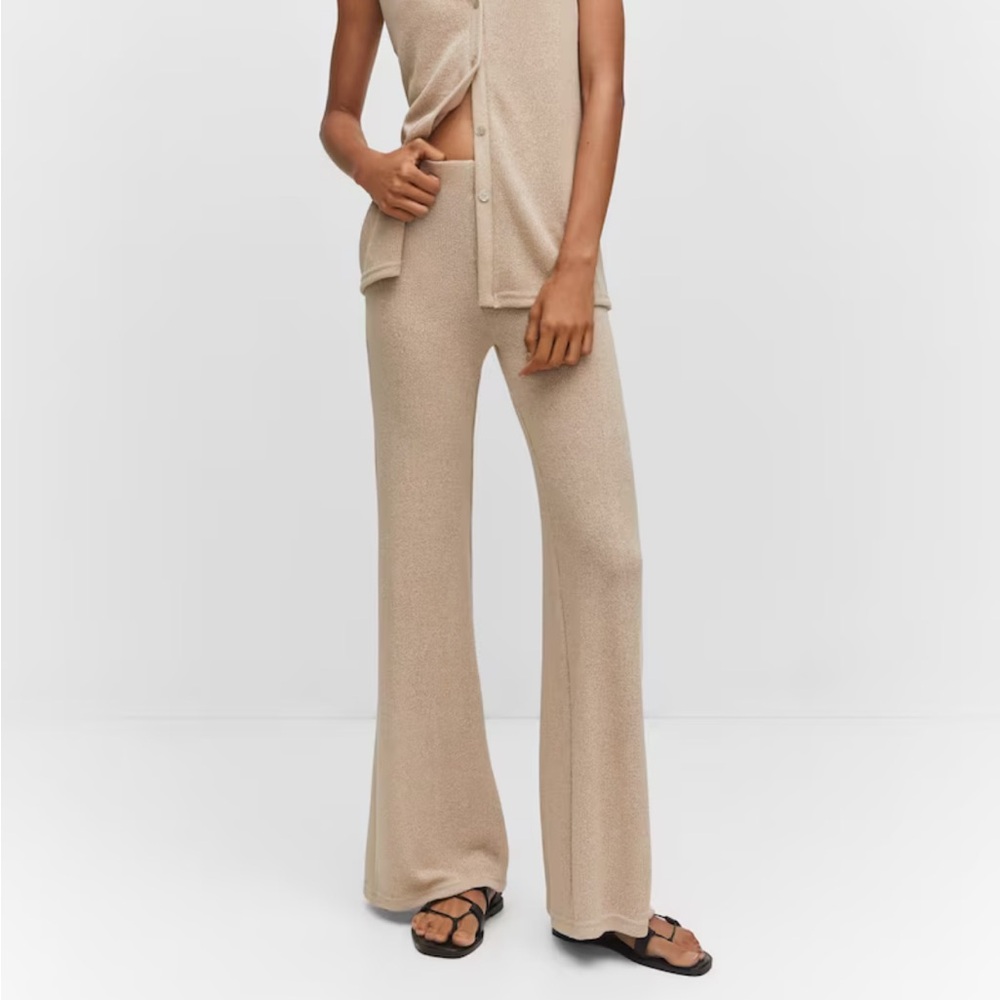 Mango - Flare knitted pants - Size M